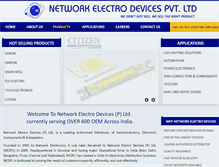 Tablet Screenshot of network-india.com